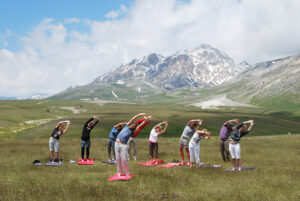 Afbeeldingsresultaat voor yoga in de bergen
